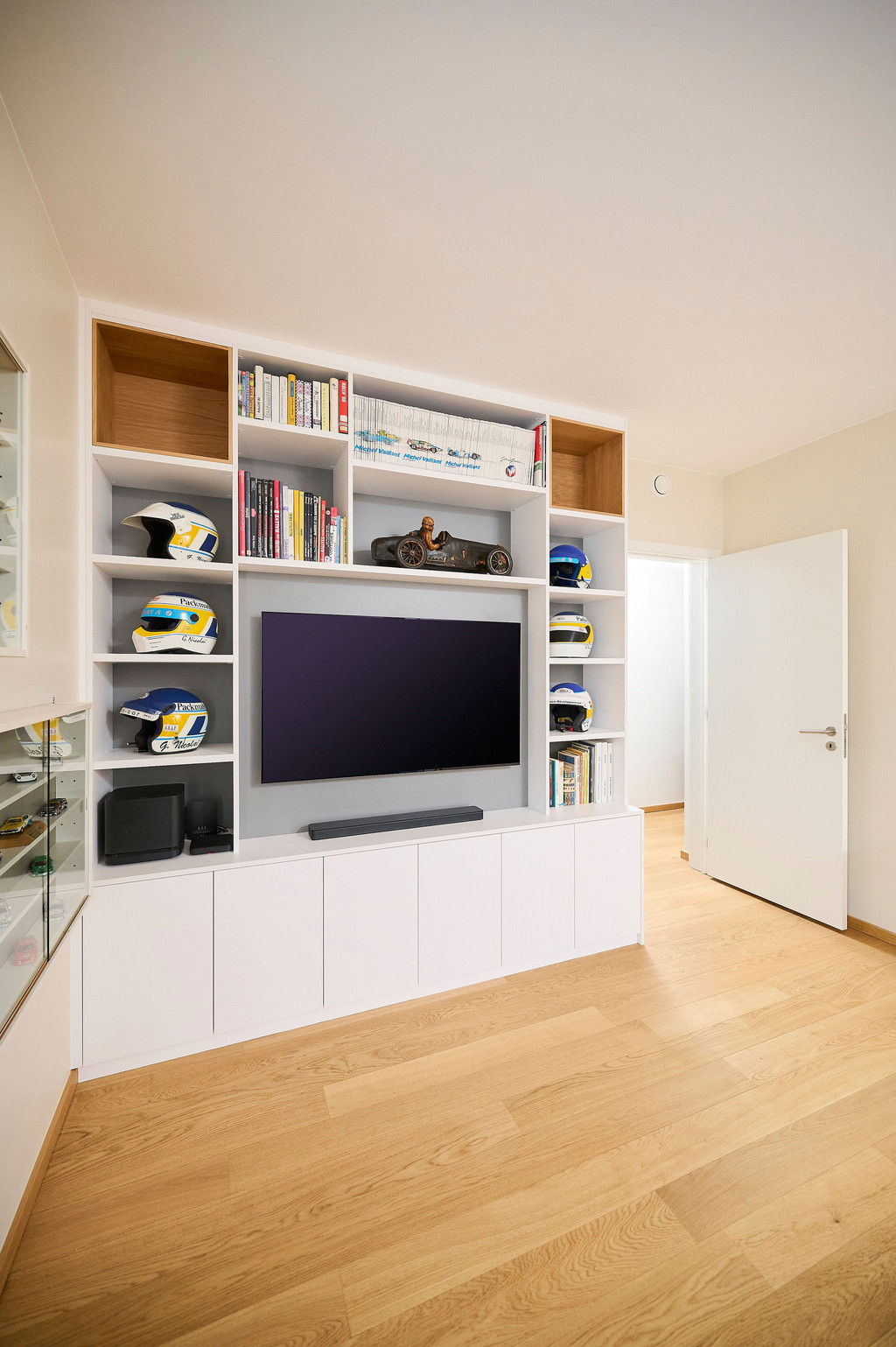 meuble-tv blanc sur mesure