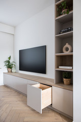 meuble-tv rangement dans le salon