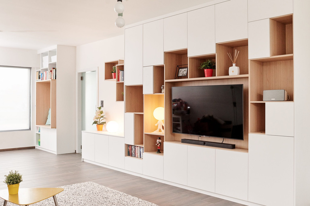 aménager meuble tv salon sur mesure