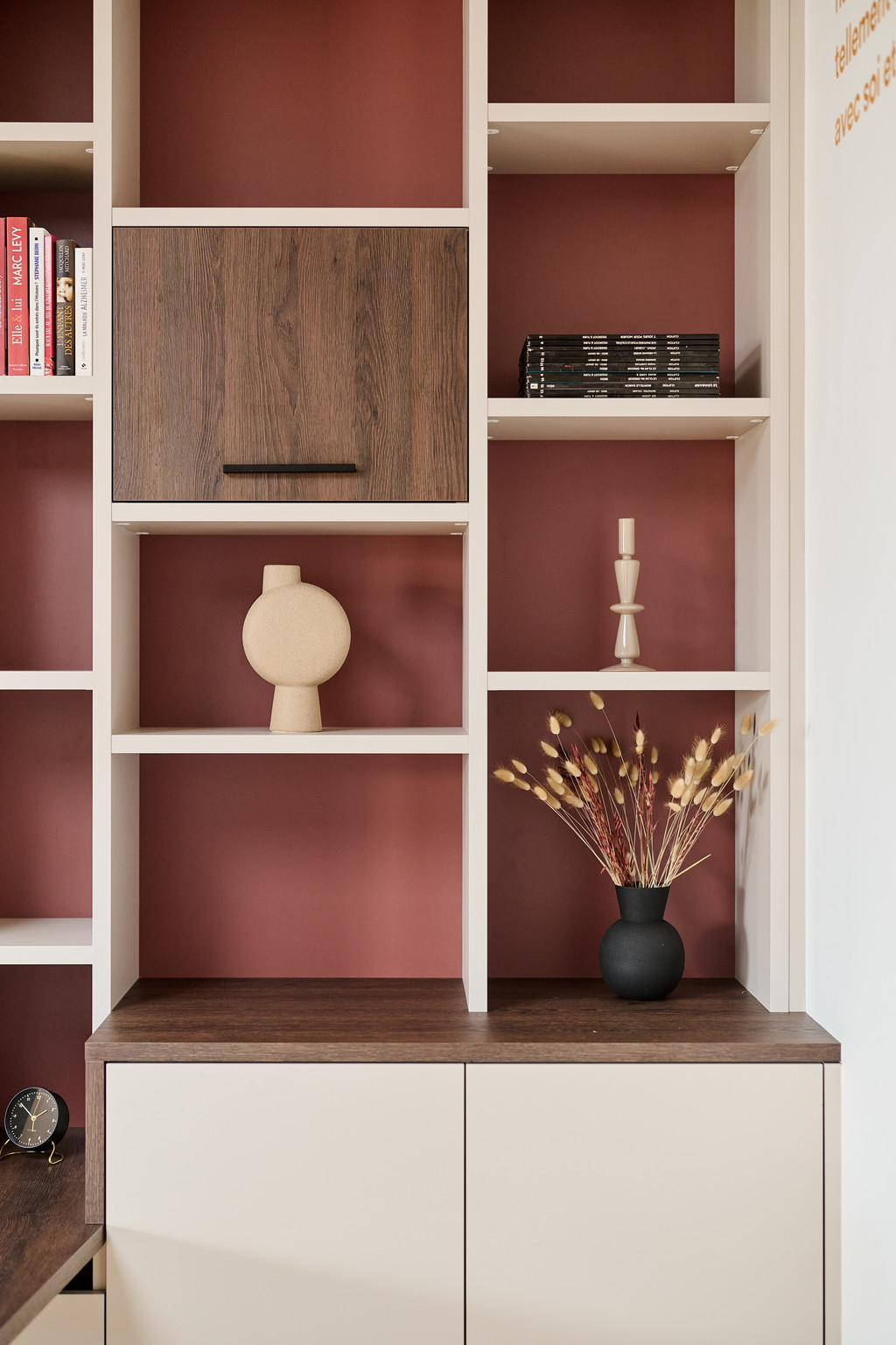 touche de couleur rangement sur mesure