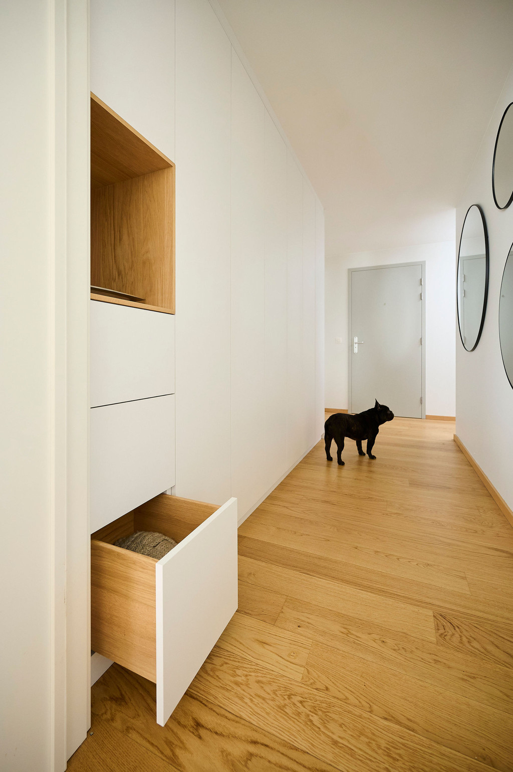 grand tiroir sur mesure vestiaire