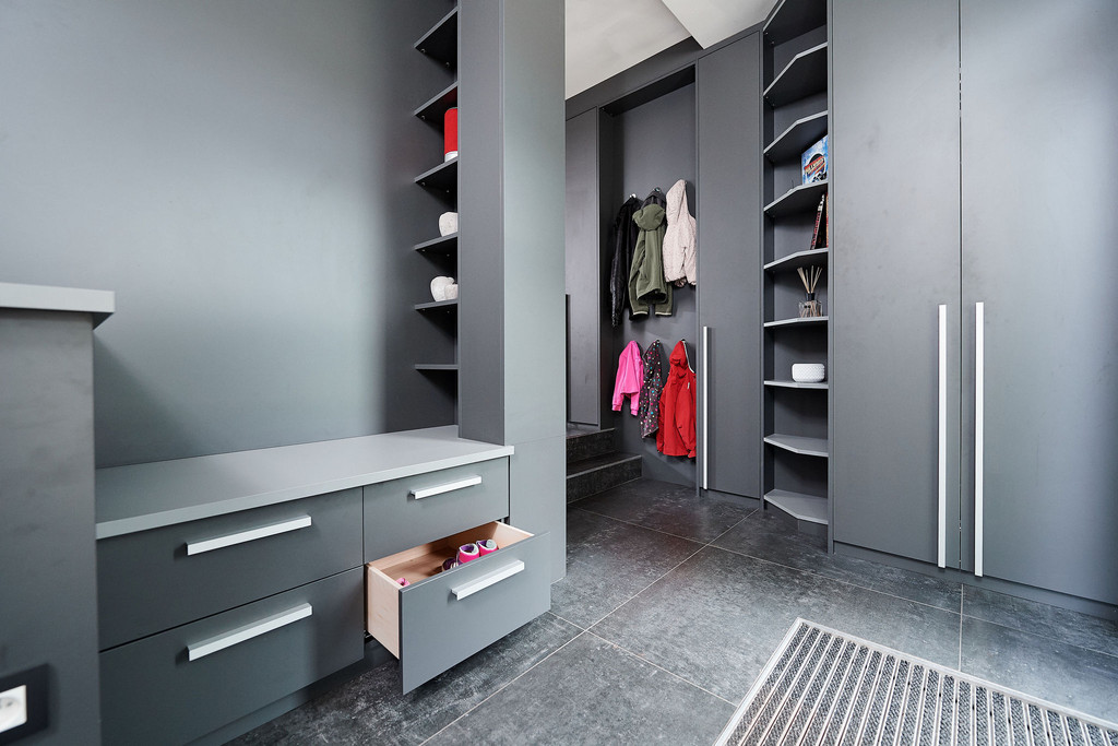 meuble de rangement encastrable Camber vestiaire noir