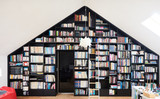 zwarte bibliotheek op maat camber