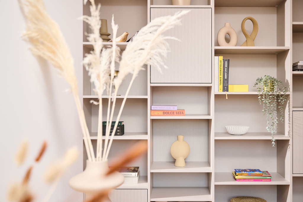 Niche ouverte sur mesure avec décoration