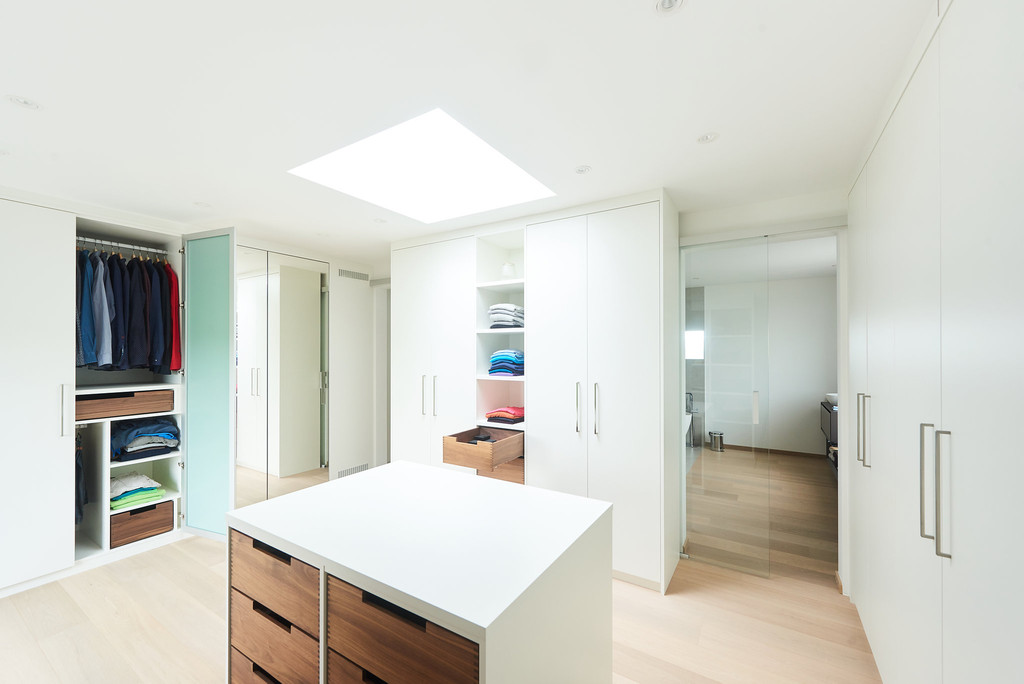 dressing blanc ouvert sur mesure Camber