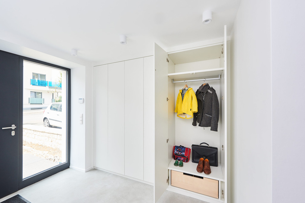 vestiaire blanc sur mesure