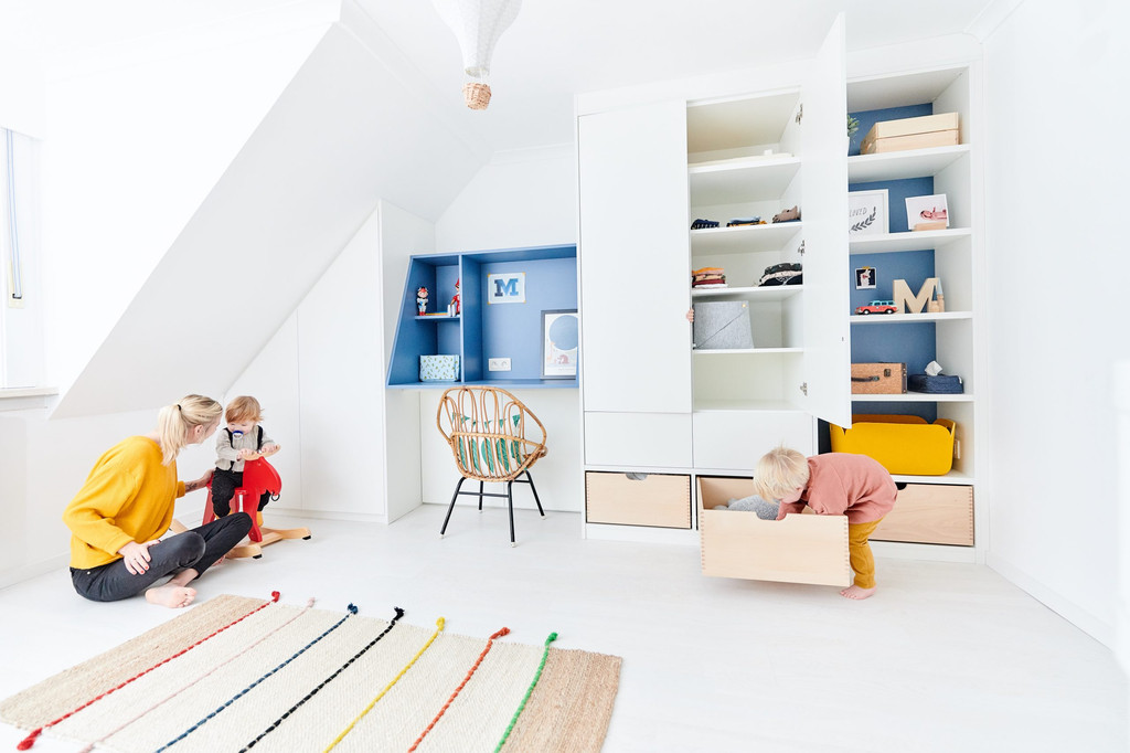 inrichting interieur thuis opbergruimte kasten op maat camber kinderkamer