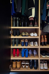 Vestiairekast op maat met ruimte voor jassen en schoenen