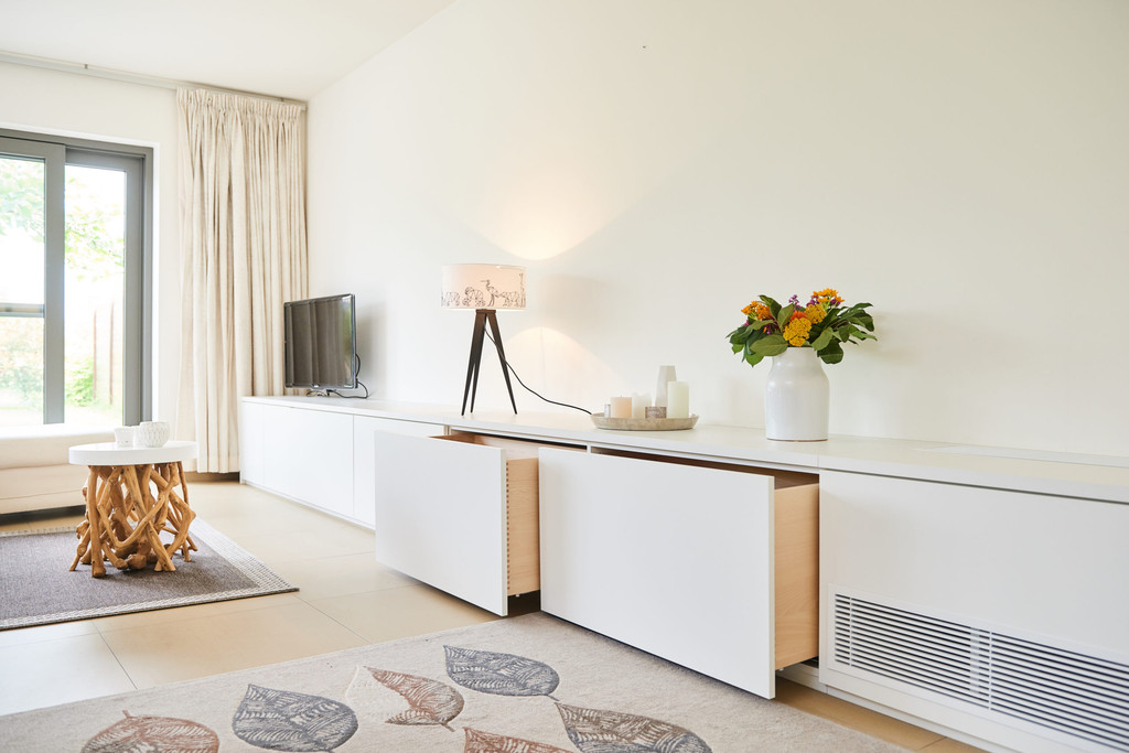 meuble salon blanc sur mesure
