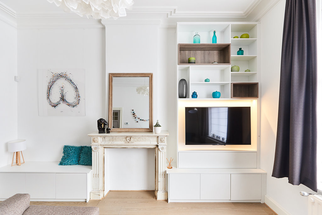 aménagement salon sur mesure camber