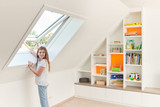 grenier sous pente aménagement sur mesure VELUX Camber lumière