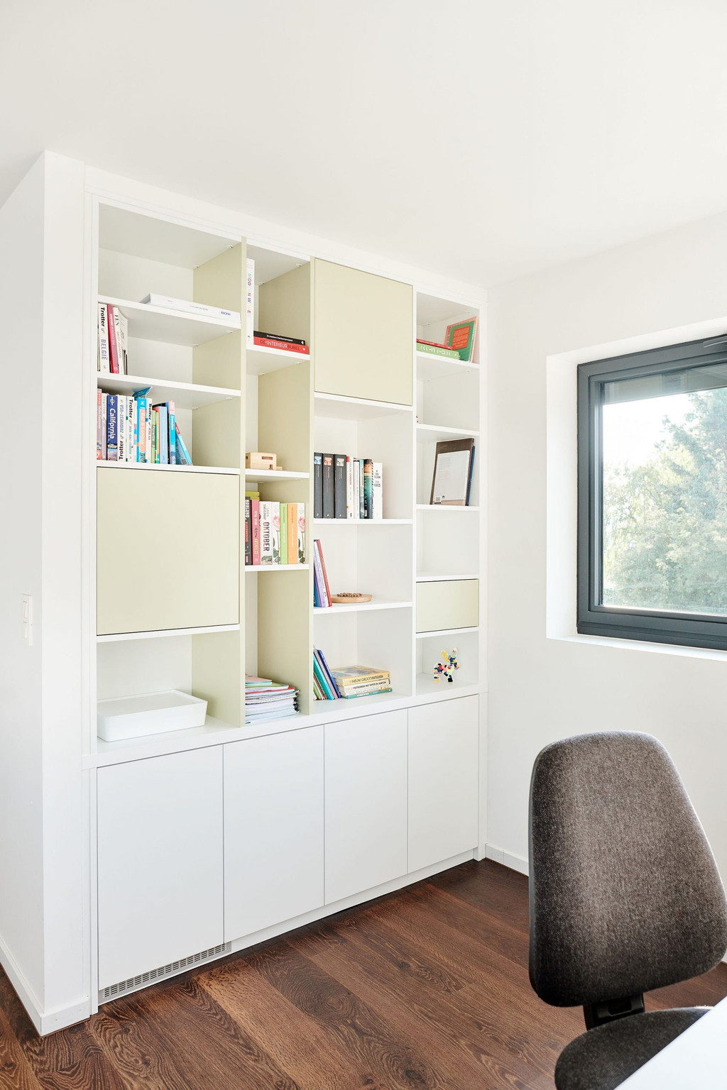 bureau blanc sur mesure