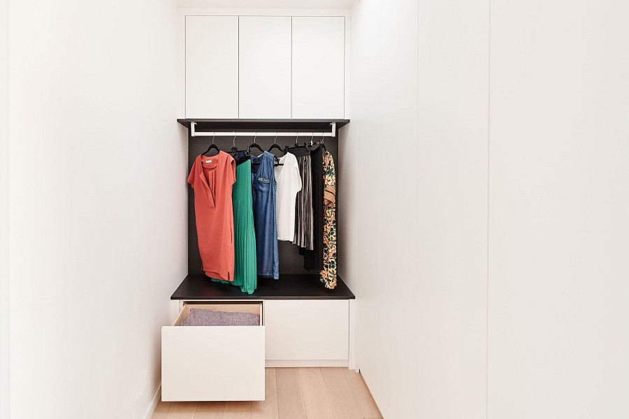 inrichten dressing kast laden op maat