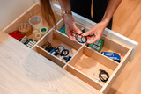 home organizing ranger les cables bureau sur mesure