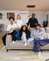 Réalisation chez nos clients Lorraine et Abraham et leurs trois enfants