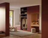Dressing ouvert en rouge oxyde
