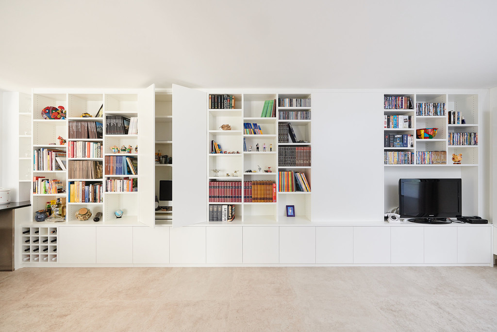 aménager meuble tv salon sur mesure