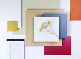 moodboard bibliothèque colorée sur mesure