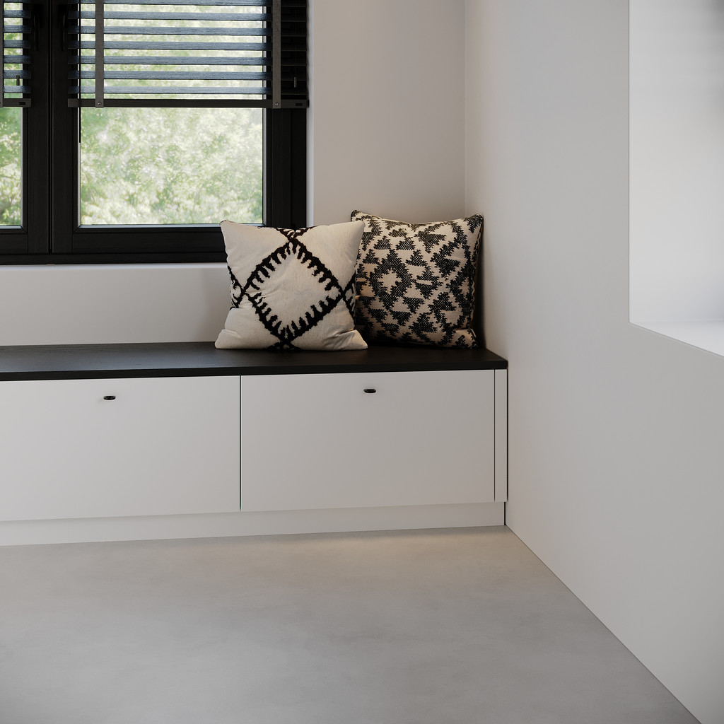 wit houtstruktuur tv meubel