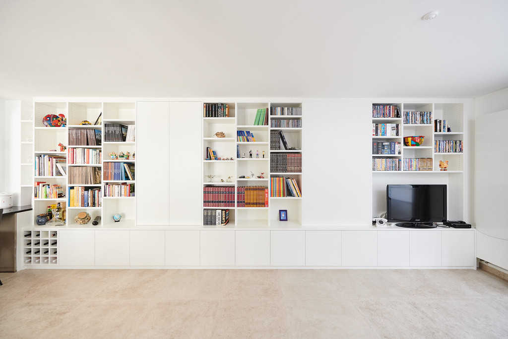 aménager meuble tv salon sur mesure