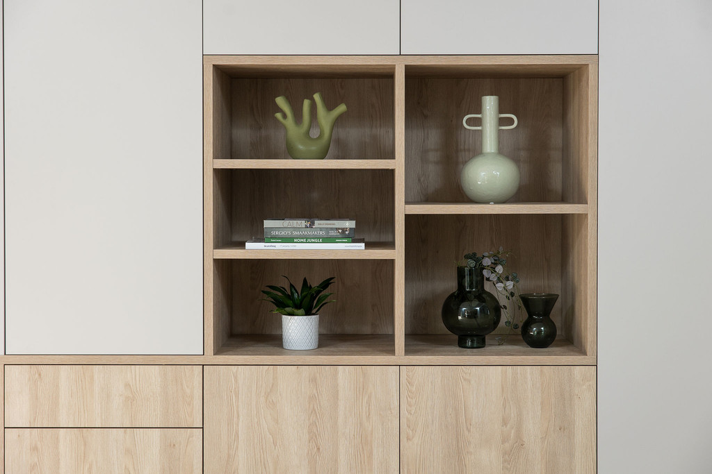 Bureau sur mesure chez Nele et Dries dans l'émission Ons huis/nieuw huis