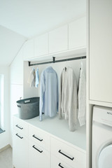 buanderie blanche sur mesure et ergonomique