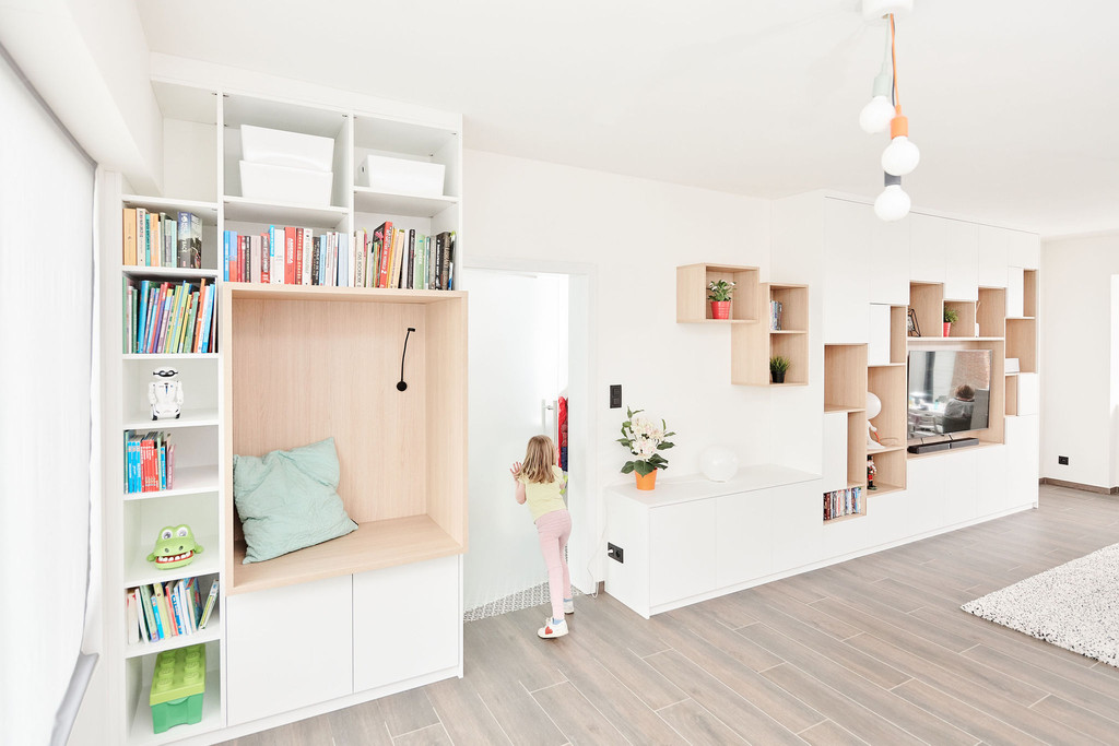 aménager pièce en longueur sur mesure camber