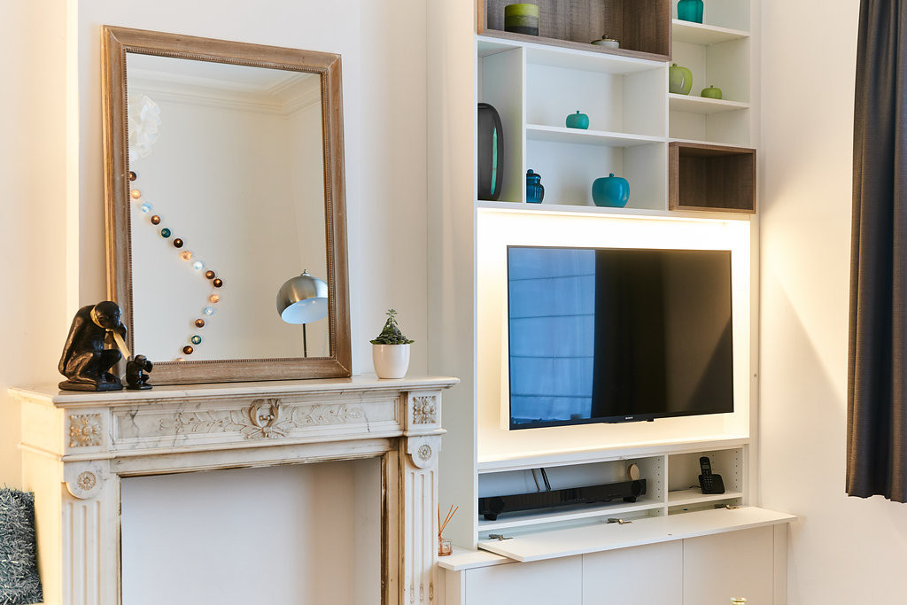 aménagement salon sur mesure camber