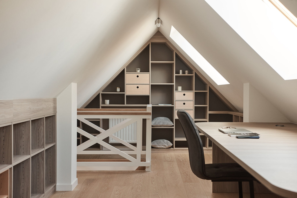 bureau onder het dak op maat velux Camber
