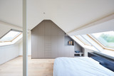inrichting zolder op maat slaapkamer dressing camber