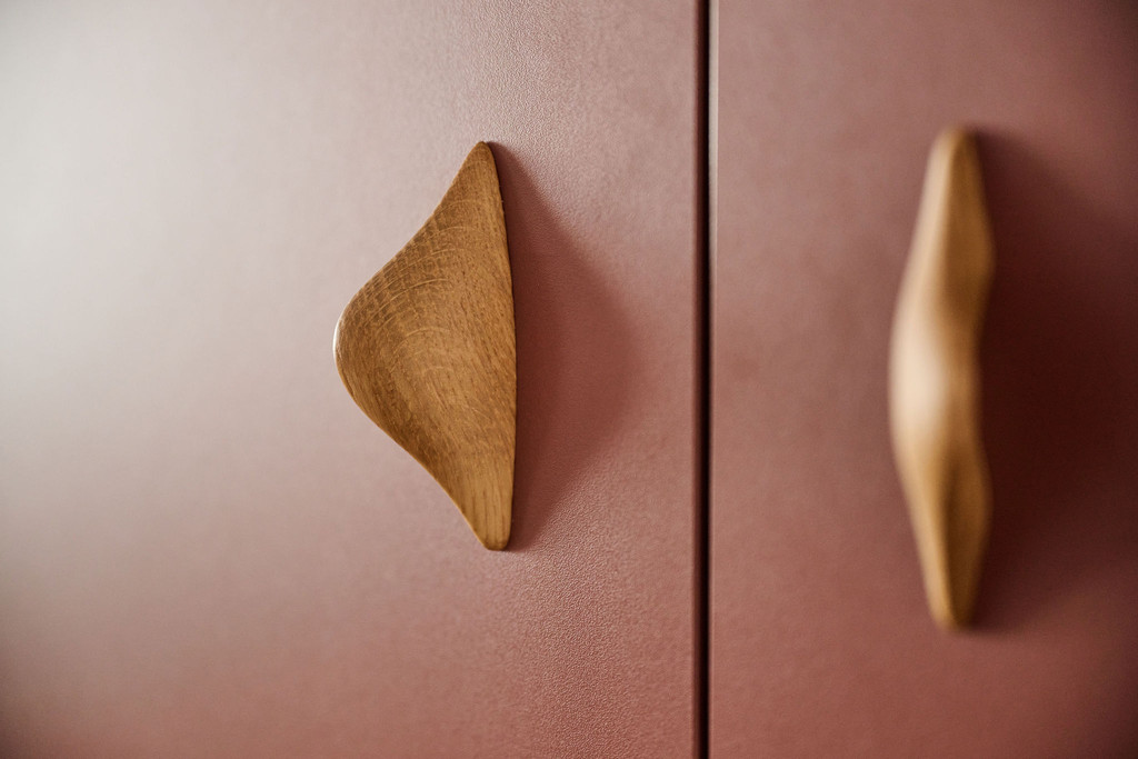 poignée en bois unique dressing camber
