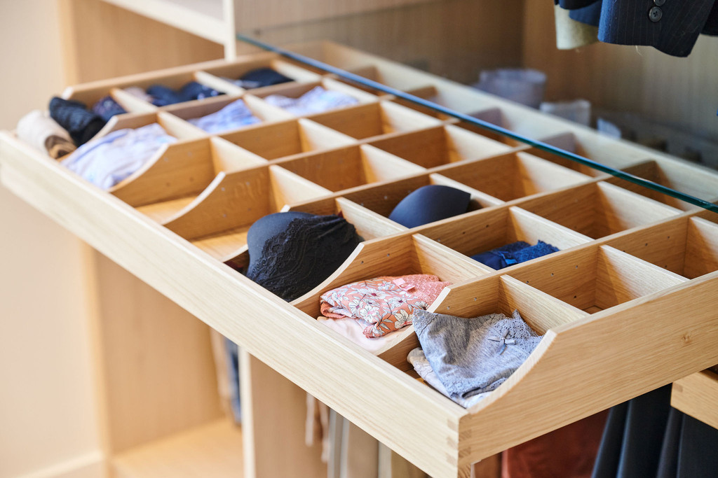 Tiroirs compartimentés sous-vêtements