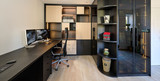 bureau style chic noir sur mesure