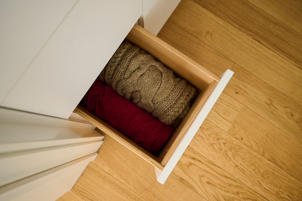 Op maat gemaakte lade voor vestiaire
