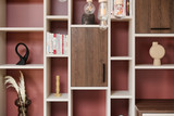 Showroom Charleroi - bureau rouge oxyde 3