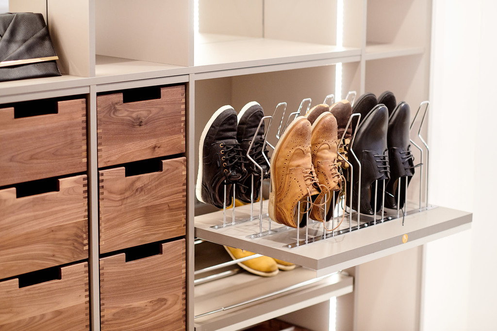 rangement chaussure placard sur mesure camber