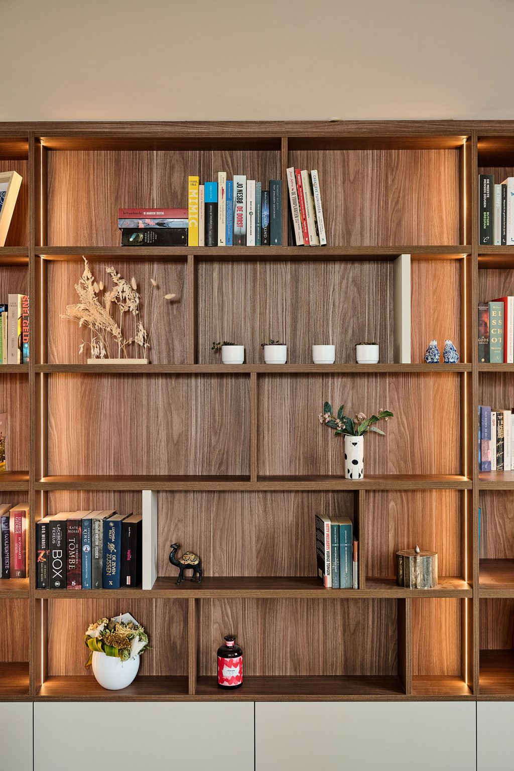 bibliothèque en bois sur mesure Camber