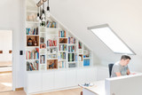 Gesloten dressing op maat onder het dak Camber