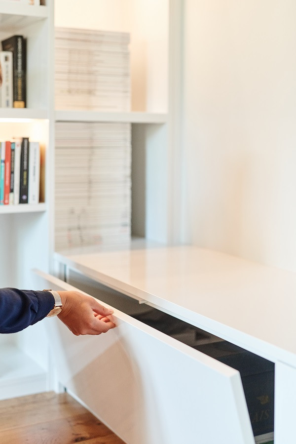 aménager salon placards sur mesure