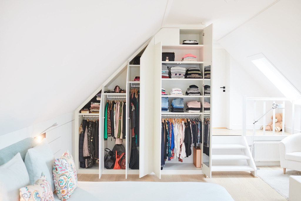slaapkamer dressing op maat inrichten