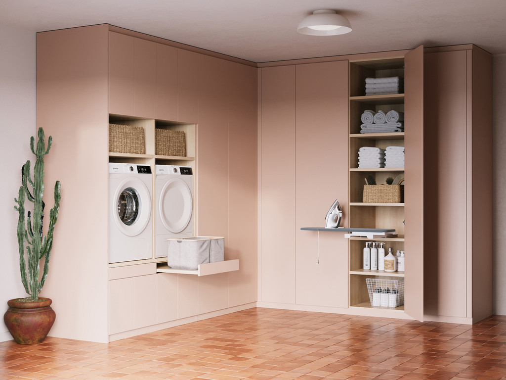 Buanderie pratique et esthétique sur mesure