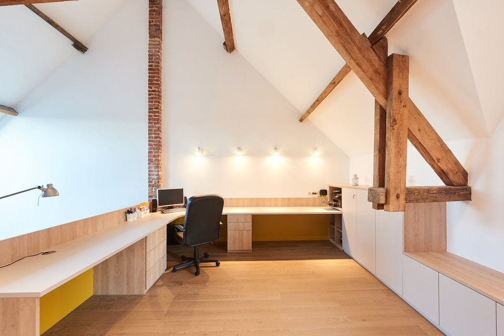 grenier sur mesure bureau bois