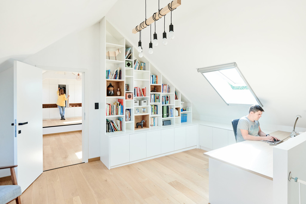 télétravail bureau salon sur mesure camber famille