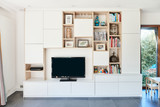 Vestiaire bibliothèque buffet meuble TV sur mesure camber