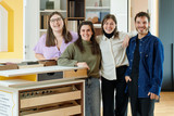 équipe architectes d'intérieur du showroom à Dilbeek