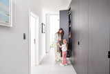 Armoires de rangement Camber sur mesure couloir vestiaire noir