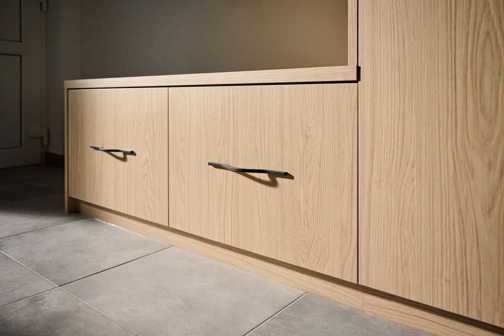 meubles bas sur mesure en bois