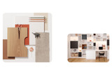 armorie avec bureau sur mesure moodboard