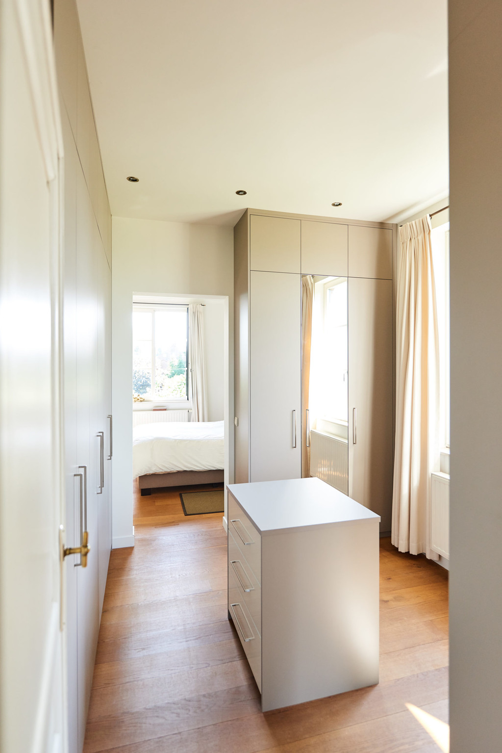 dressing blanc avec ilot