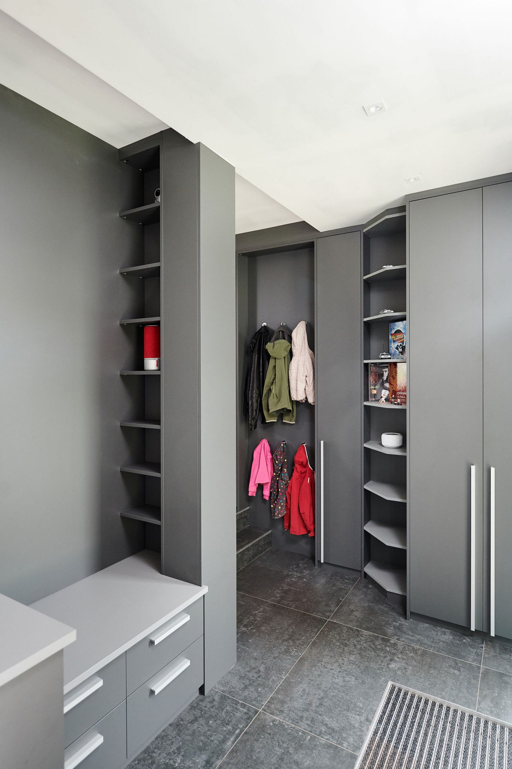 Vestiaire halkast inrichten op maat